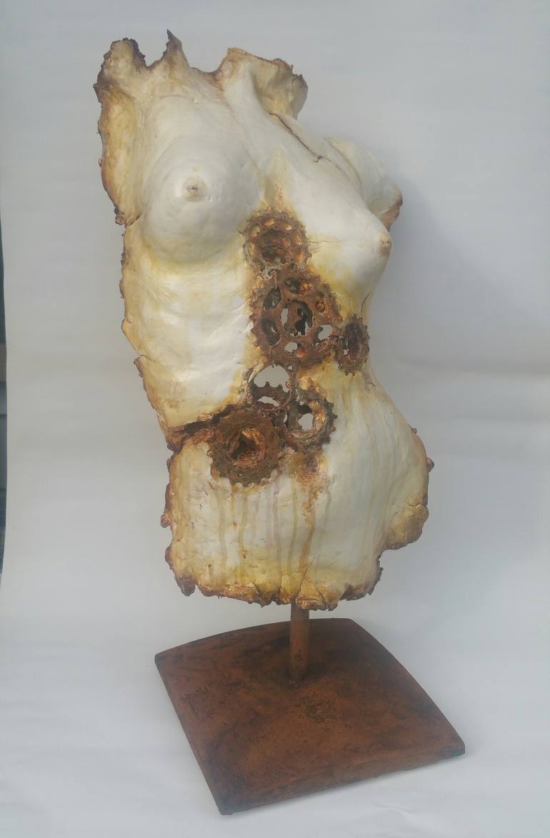 Original Expressionism Body Sculpture by Elena Kraft