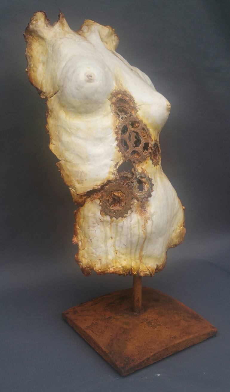 Original Body Sculpture by Elena Kraft