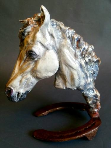 Original Horse Sculpture by Elena Kraft