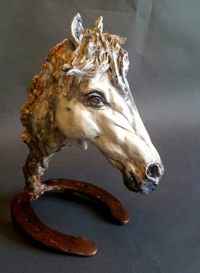 Original Horse Sculpture by Elena Kraft
