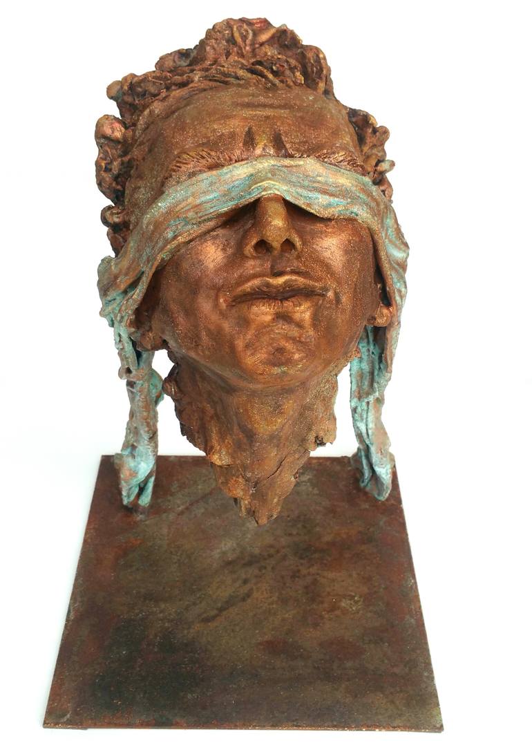 Original Expressionism People Sculpture by Elena Kraft