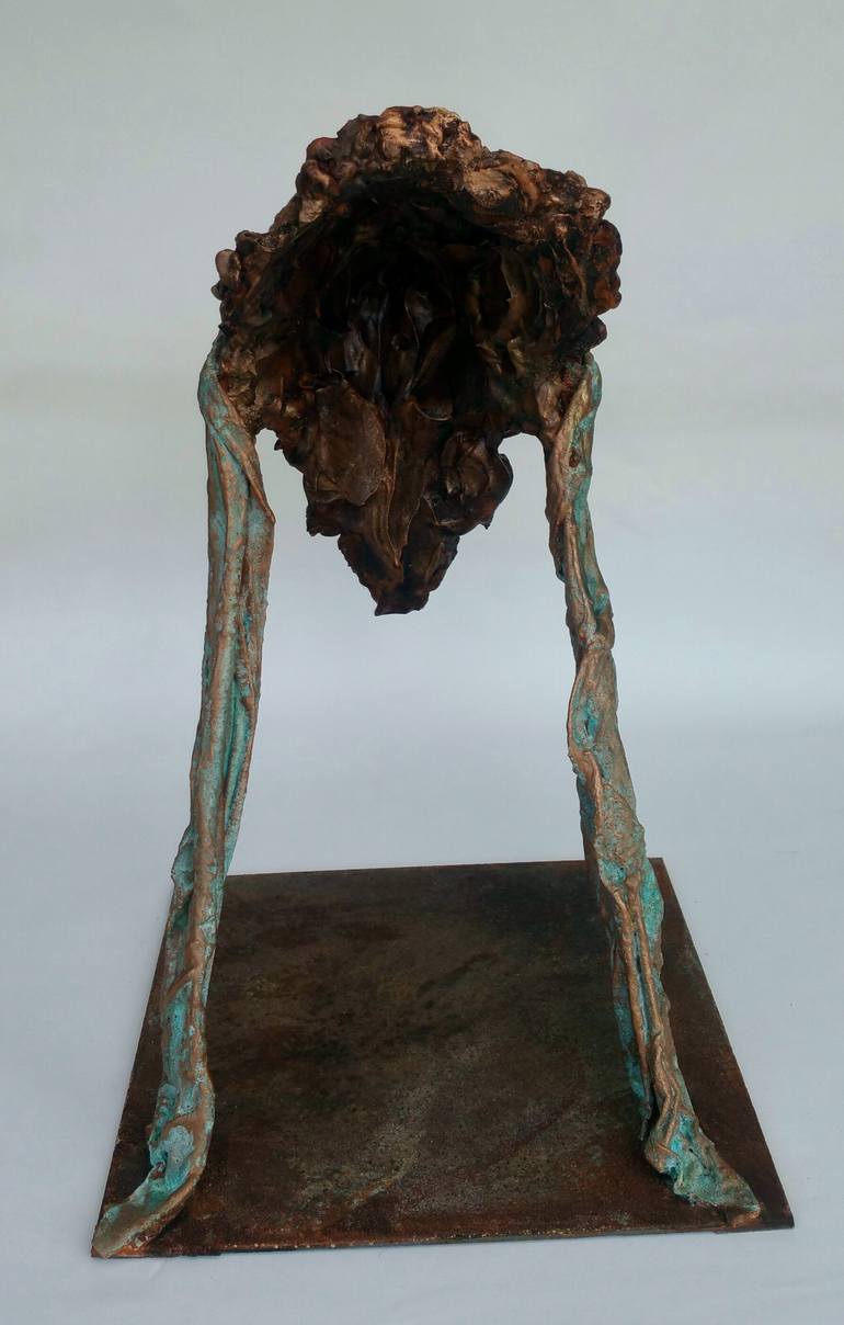 Original Expressionism People Sculpture by Elena Kraft