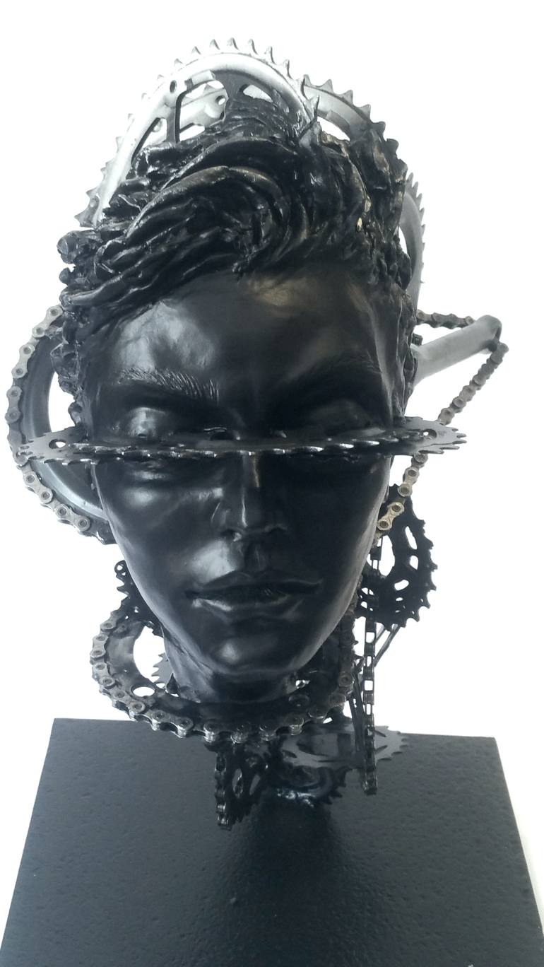 Original Portrait Sculpture by Elena Kraft