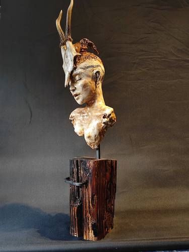 Original Portrait Sculpture by Elena Kraft