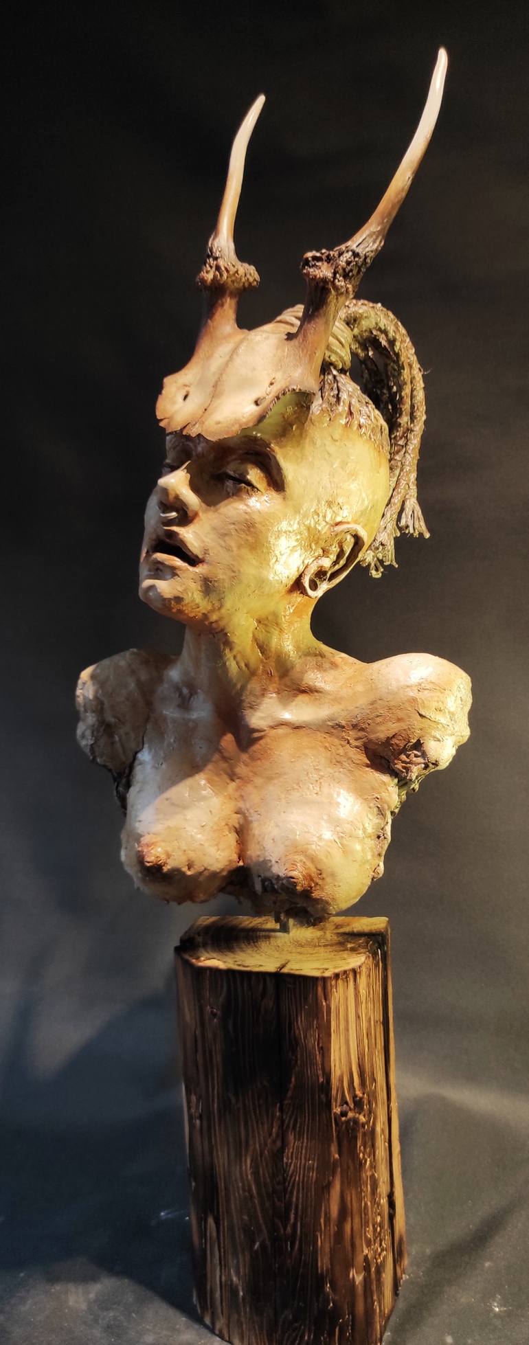 Original Portrait Sculpture by Elena Kraft