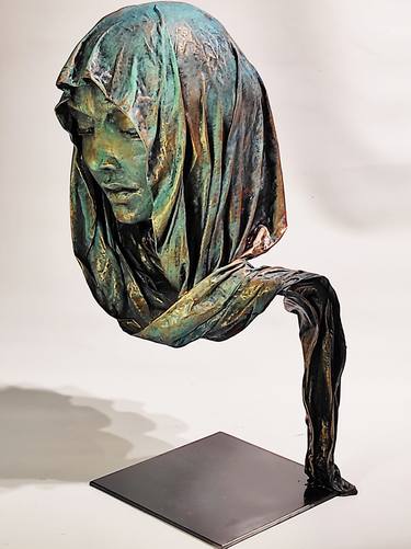 Original Figurative Portrait Sculpture by Elena Kraft