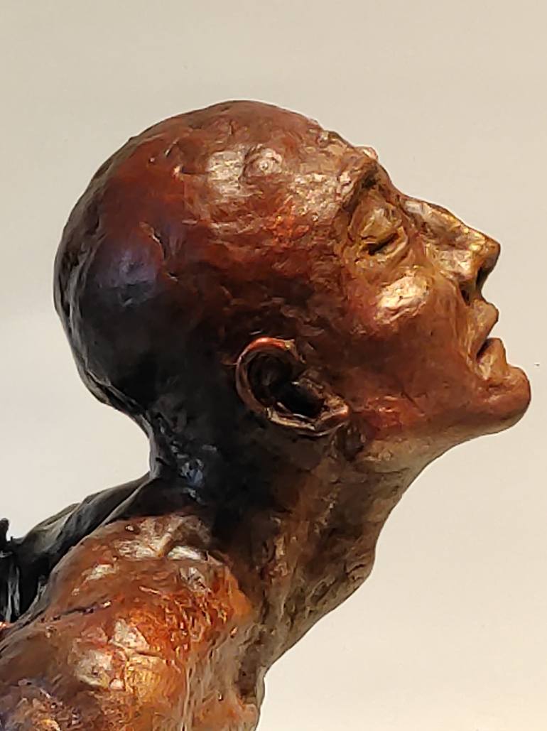 Original Figurative People Sculpture by Elena Kraft