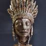 "POCAHONTAS" MIXED MEDIA SCULPTURE. 78X34X26CM.
Unique mixed media sculpture - the expressive sculpture of the proud and legendary daughter of the Indian chief Powhatan. Native art with a historical background, very exciting ...ARTIMPULSE
