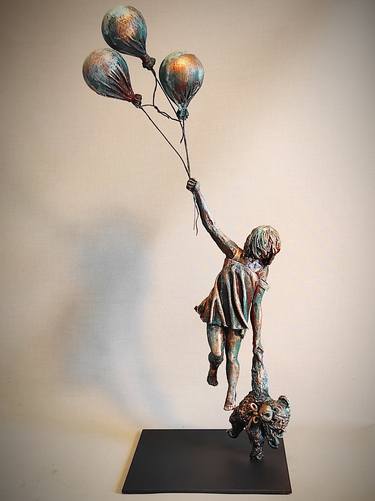 Original Figurative Kids Sculpture by Elena Kraft