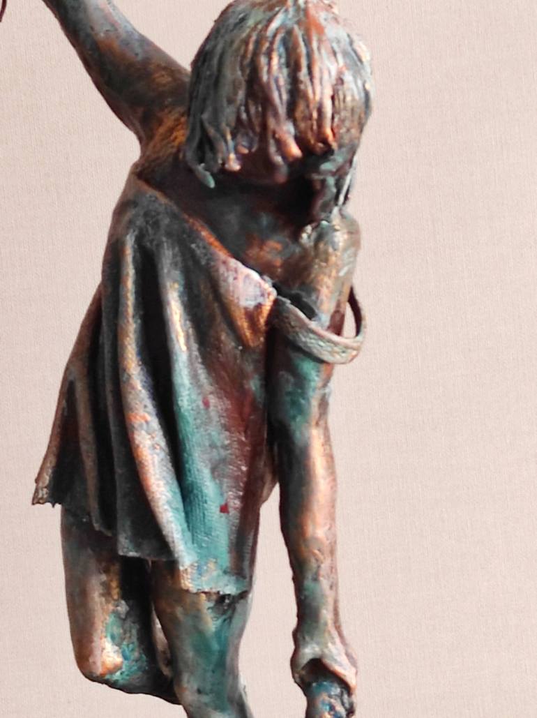 Original Figurative Kids Sculpture by Elena Kraft