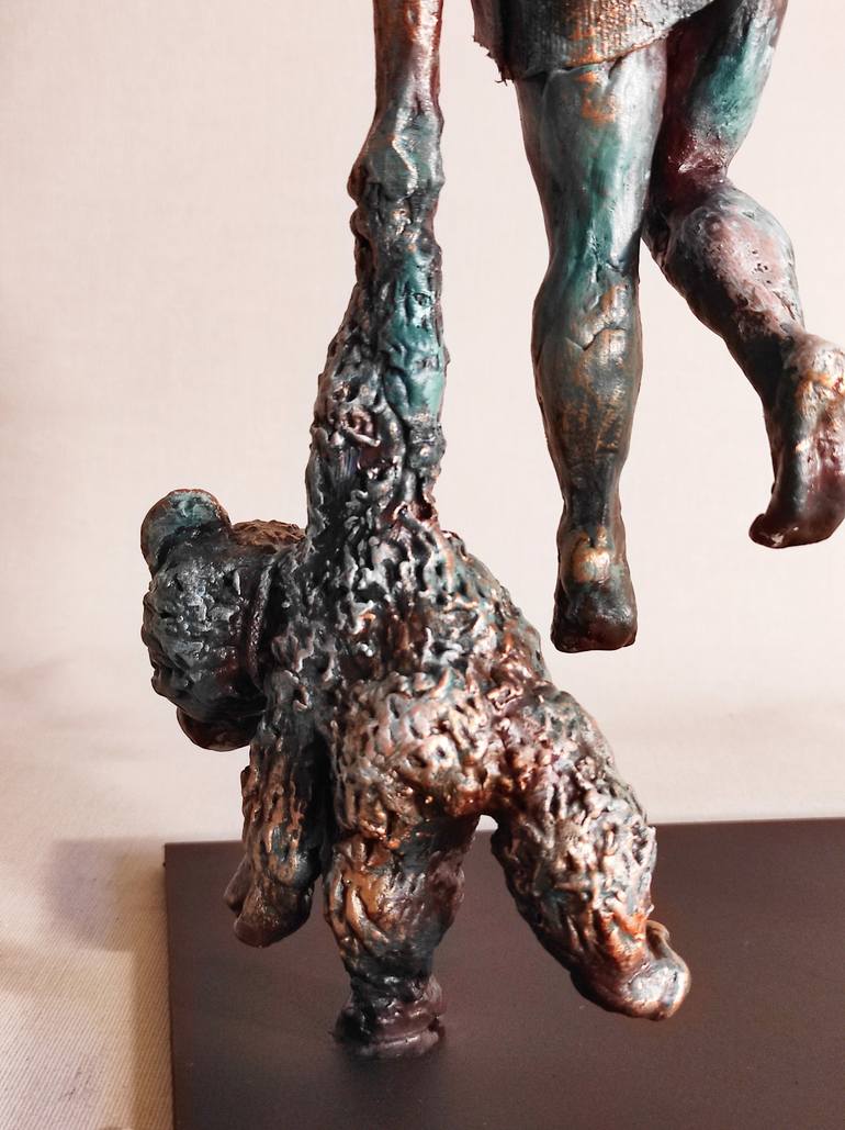 Original Figurative Kids Sculpture by Elena Kraft