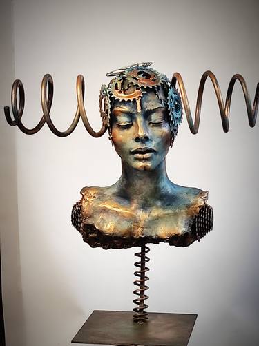 Original Women Sculpture by Elena Kraft