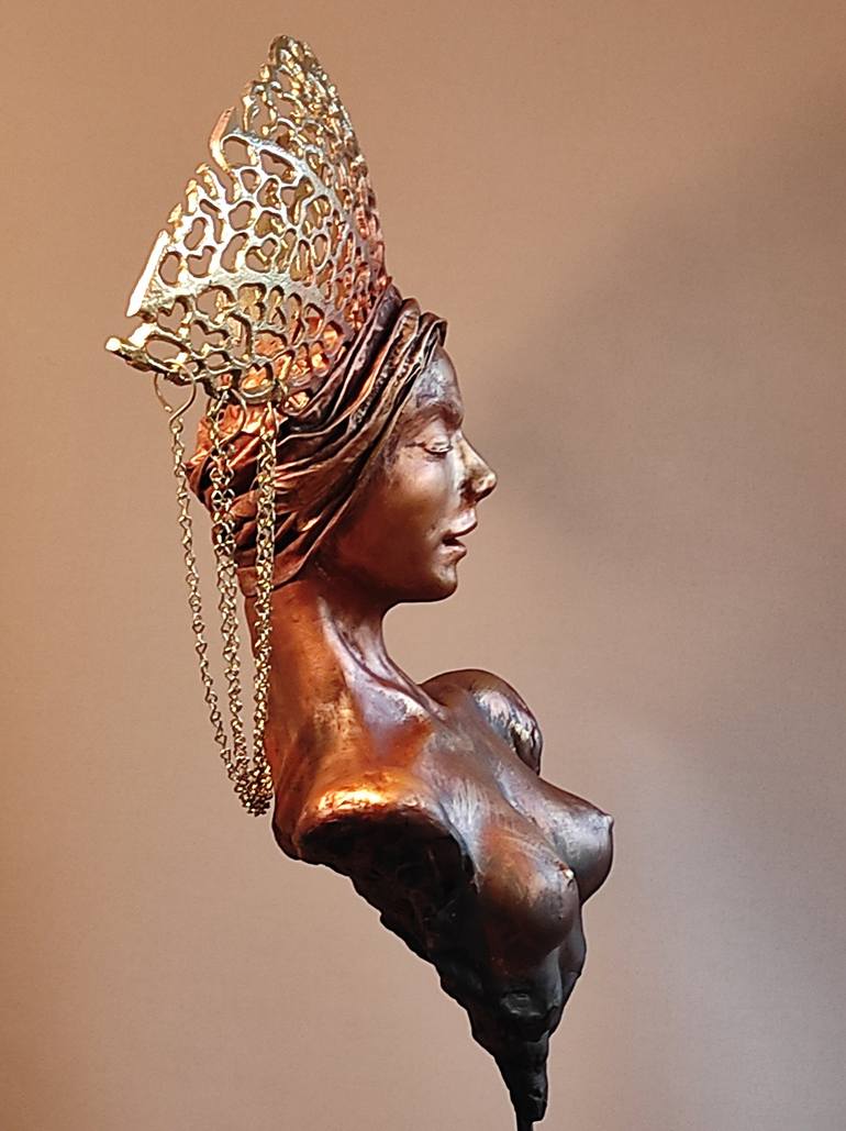 Original Portrait Sculpture by Elena Kraft