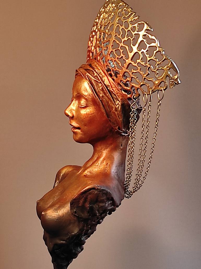 Original Portrait Sculpture by Elena Kraft