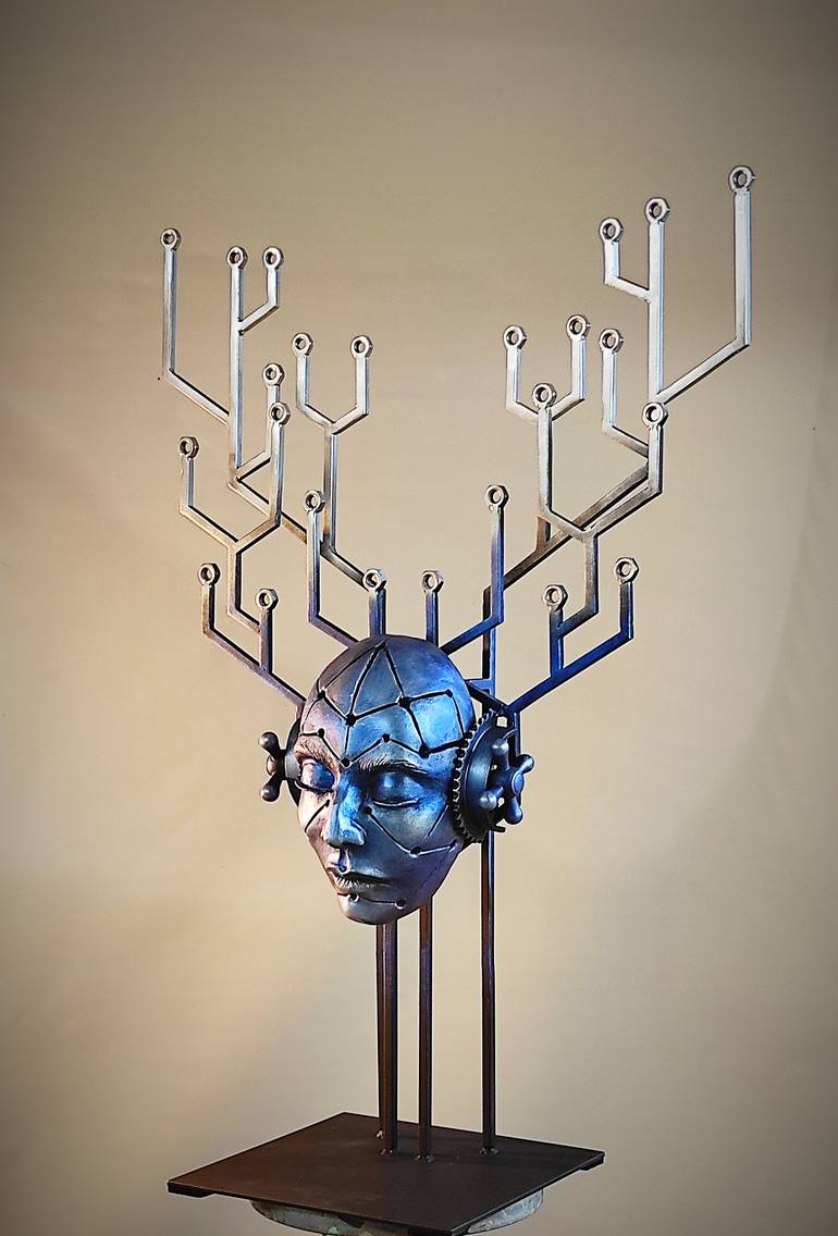 Original Figurative People Sculpture by Elena Kraft