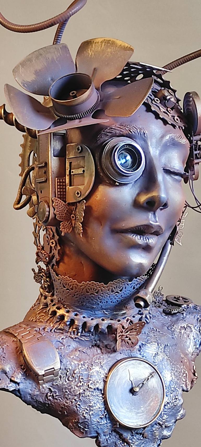 Original Portrait Sculpture by Elena Kraft