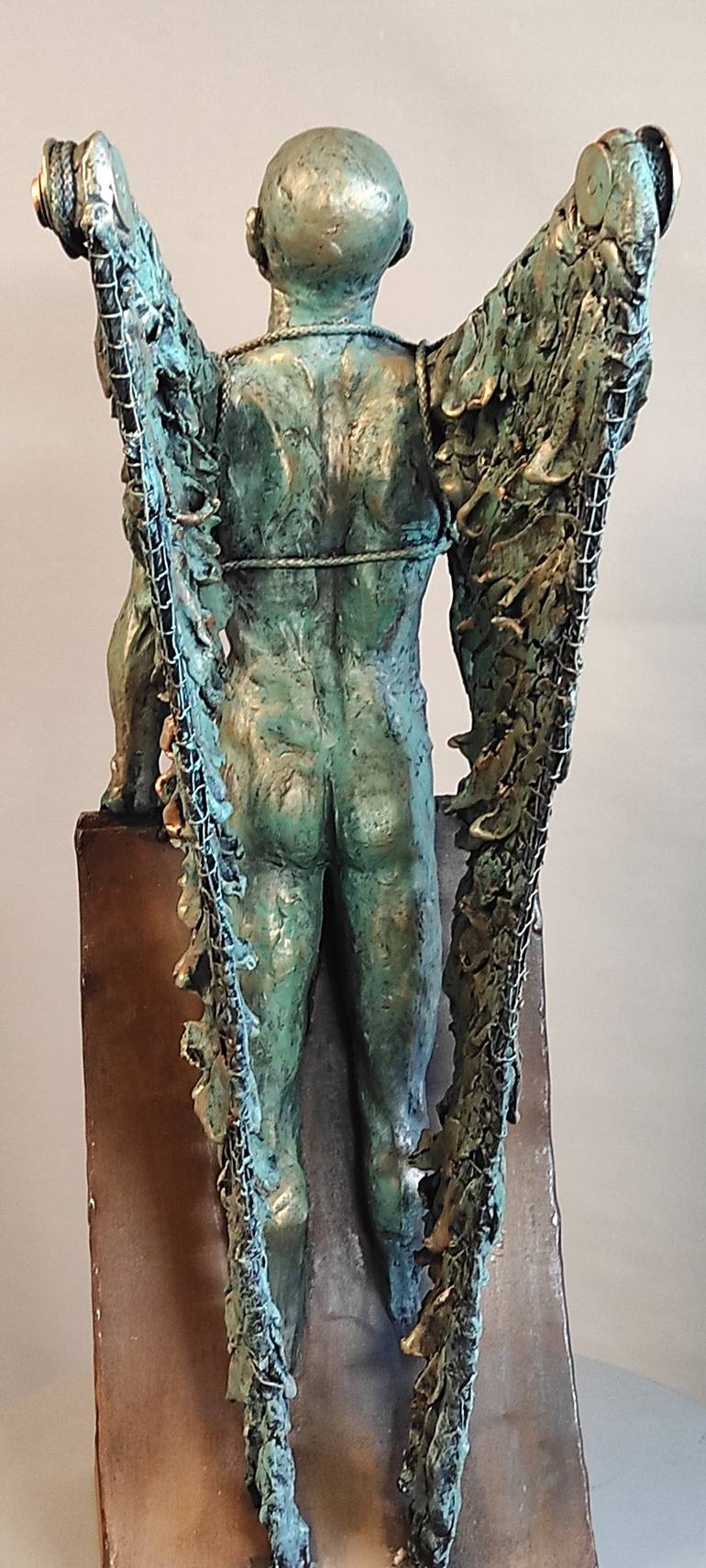 Original Figurative Men Sculpture by Elena Kraft