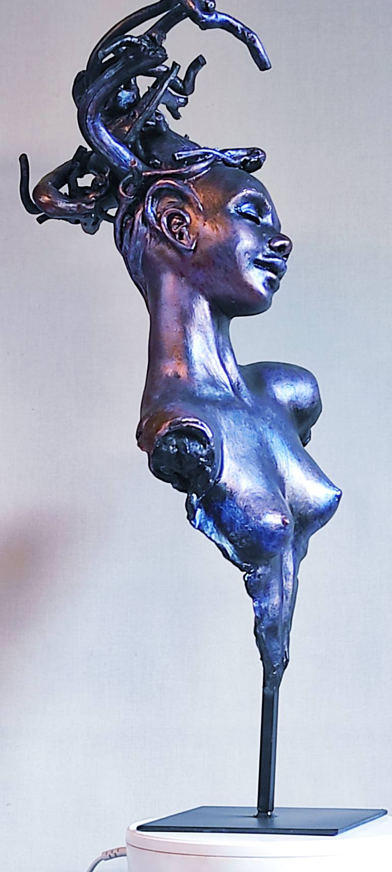 Original Expressionism Women Sculpture by Elena Kraft