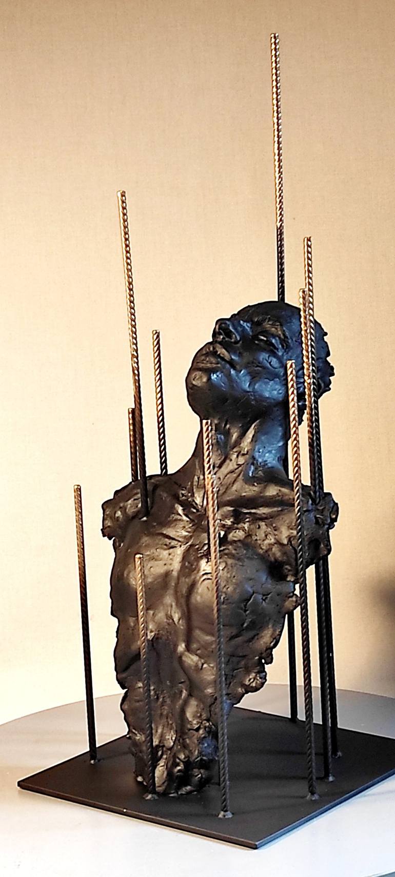 Original Contemporary Men Sculpture by Elena Kraft