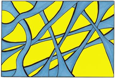 Original Abstract Drawing by Derek Taylor