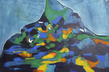Print of Abstract Landscape Paintings by Ana Paola Gonzalez