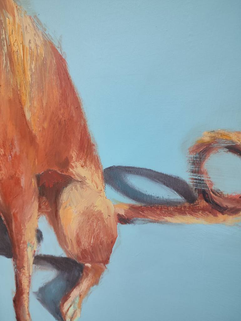 Original Expressionism Animal Painting by Pilar Álvarez