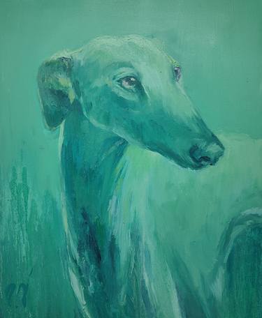 Original Expressionism Animal Painting by Pilar Álvarez