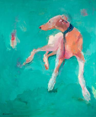 Original Dogs Paintings by Pilar Álvarez