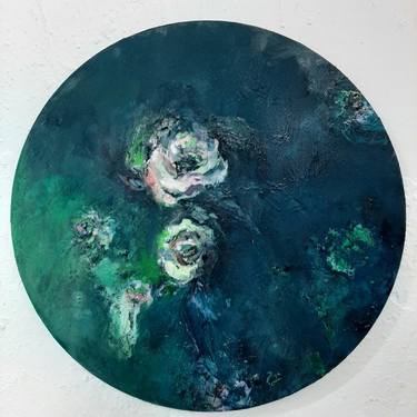 Original Abstract Expressionism Floral Paintings by Pilar Álvarez