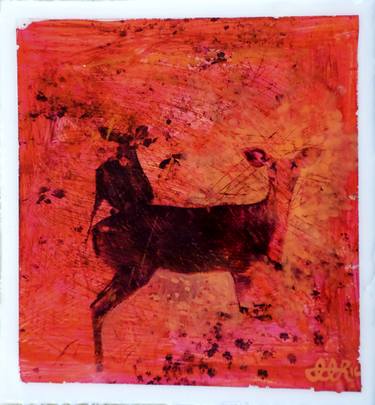 Print of Abstract Animal Paintings by Aubrey Roemer
