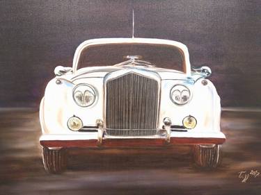 Original Car Painting by Timea Valsami