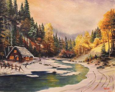 Original Landscape Painting by Leonid Vorobyov