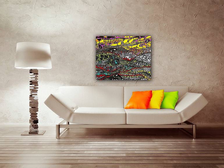 Original Abstract Landscape Painting by David Tomlin