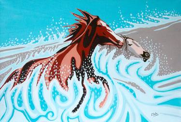 Original Horse Paintings by David Tomlin