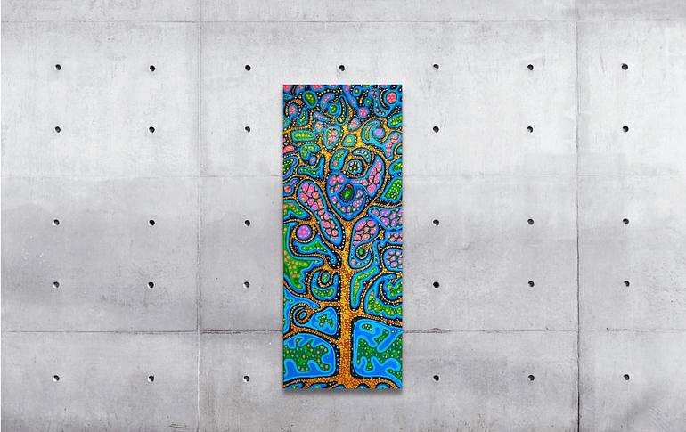 Original Abstract Expressionism Nature Painting by David Tomlin