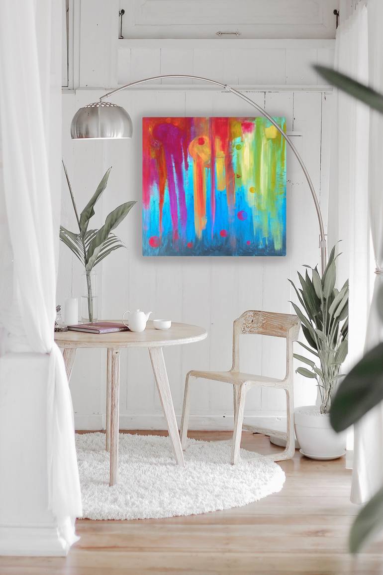 Original Abstract Painting by Zuriñe Aguirre