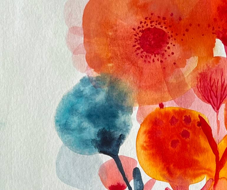 Original Conceptual Botanic Painting by Zuriñe Aguirre