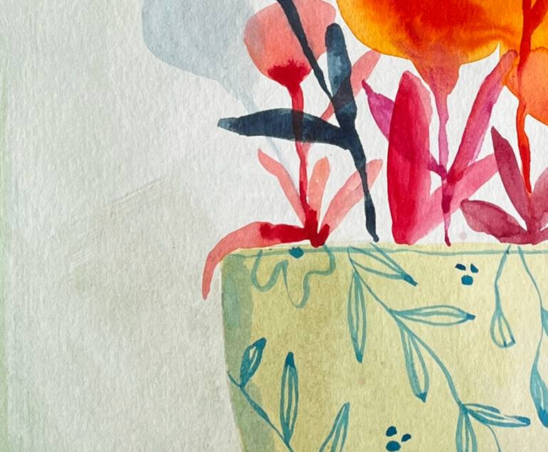 Original Conceptual Botanic Painting by Zuriñe Aguirre