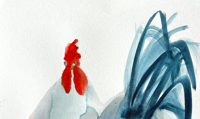 Original Contemporary Animal Painting by Zuriñe Aguirre