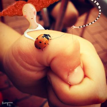 Ladybug thumb