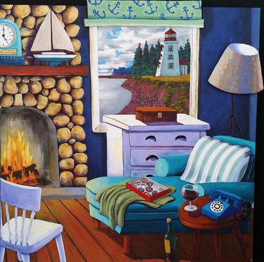 Print of Interiors Paintings by Susan Webster