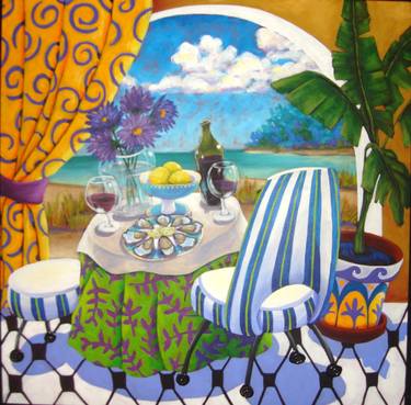Original Abstract Food & Drink Paintings by Susan Webster