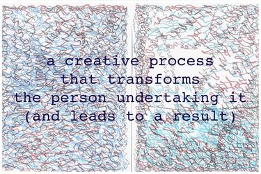 A creative process that transforms the person undertaking it image
