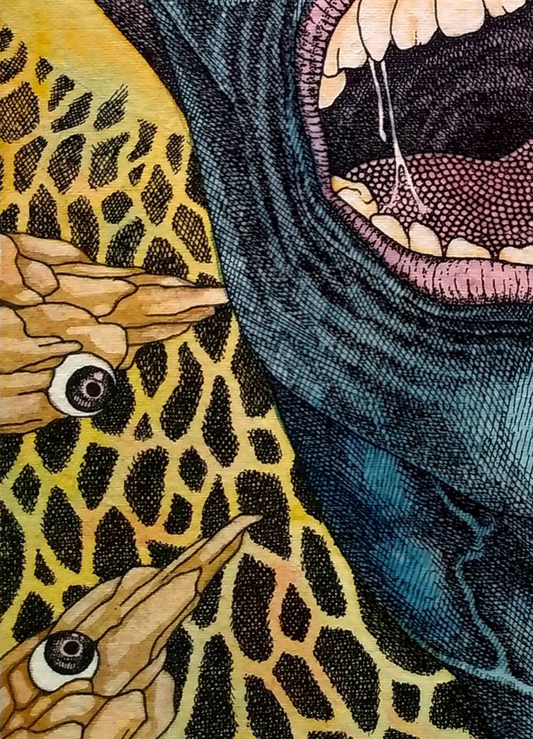 Original Symbolism Religion Mixed Media by Rudra Kishore Mandal