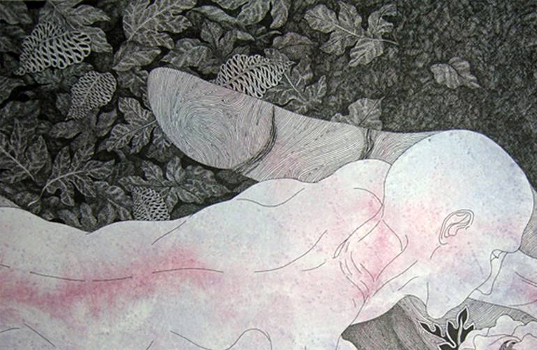 Original Art Deco Fantasy Drawing by Rudra Kishore Mandal