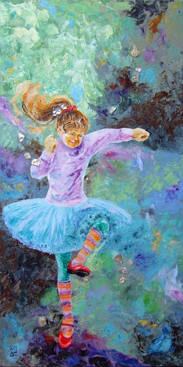 Original Impressionism Kids Paintings by En Chuen Soo