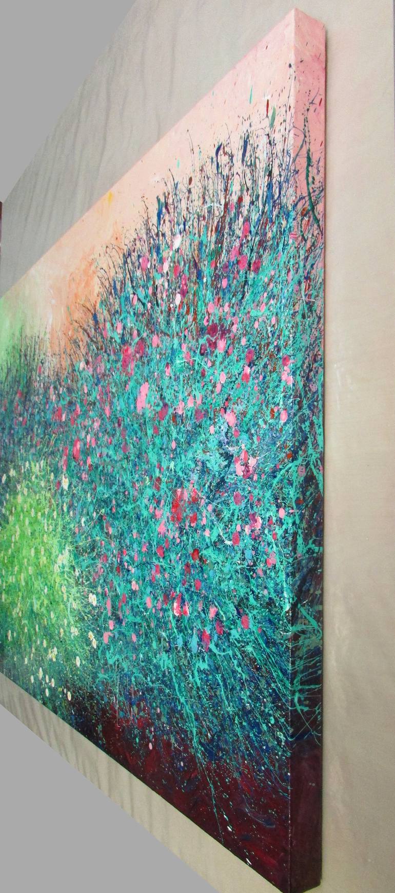 Original Abstract Expressionism Abstract Painting by En Chuen Soo