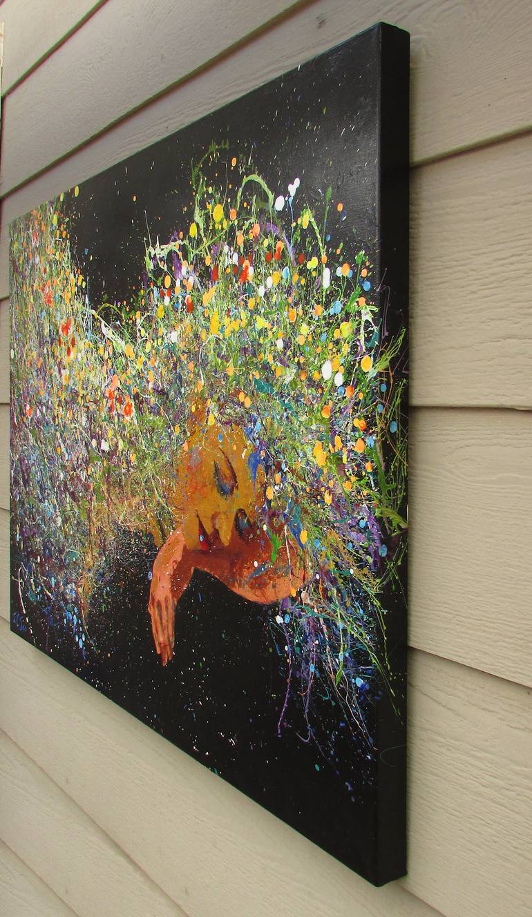 Original Conceptual Abstract Painting by En Chuen Soo
