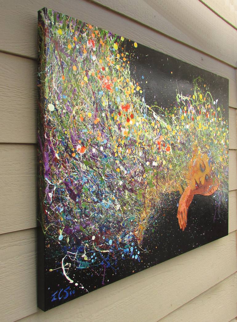 Original Conceptual Abstract Painting by En Chuen Soo