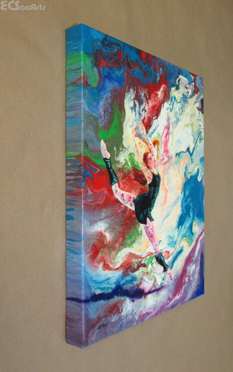 Original Illustration Abstract Painting by En Chuen Soo